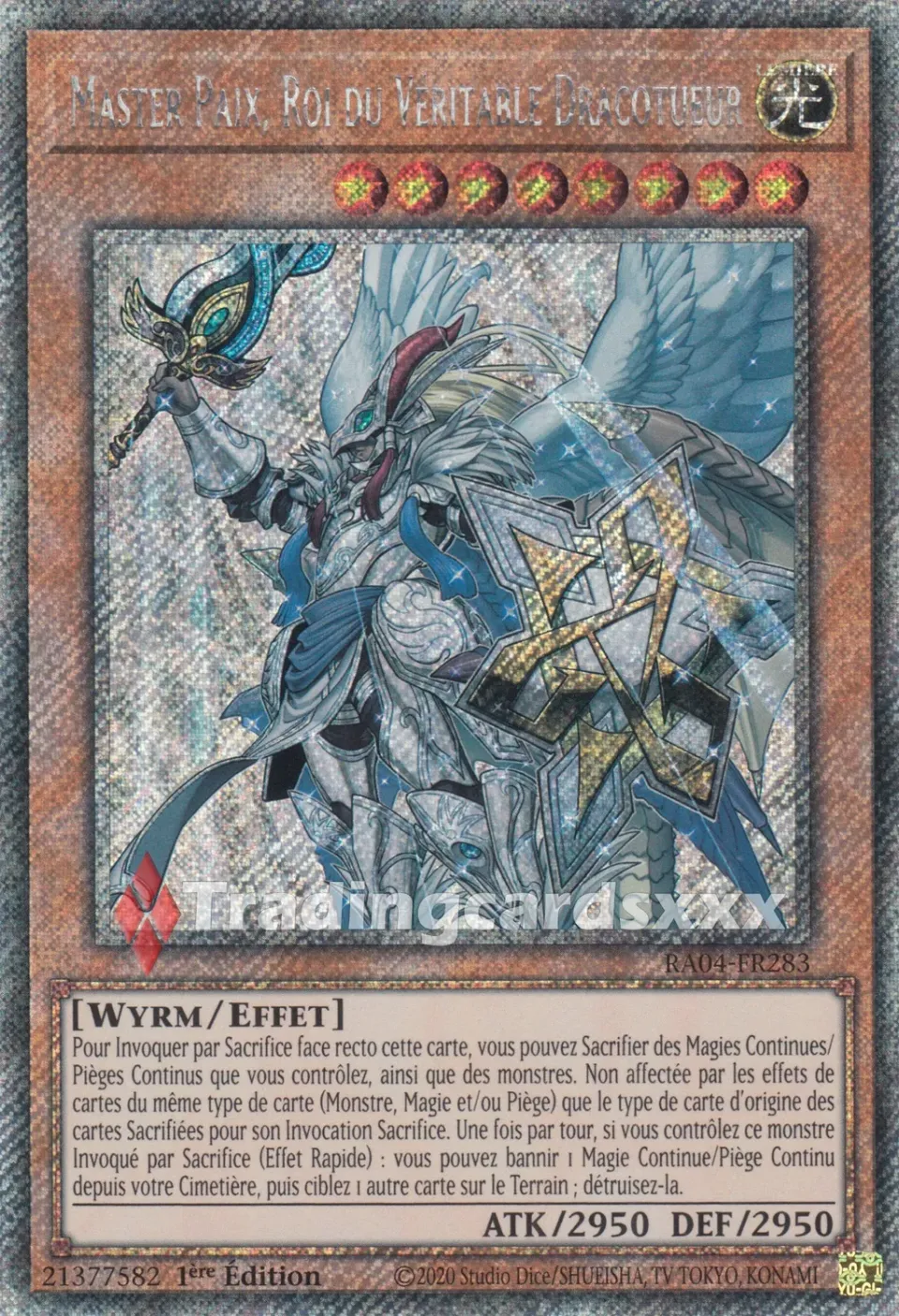 Yu-Gi-Oh! Master Paix Roi Dracotueur carte à l’unité