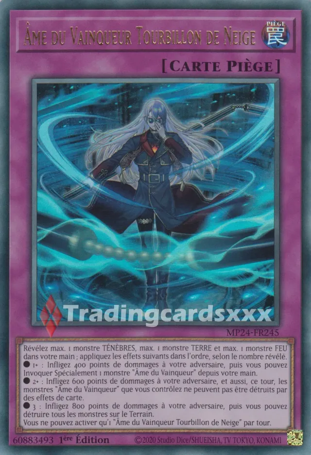 Yu-Gi-Oh! Âme du Vainqueur Tourbillon de Neige carte Ultra Rare