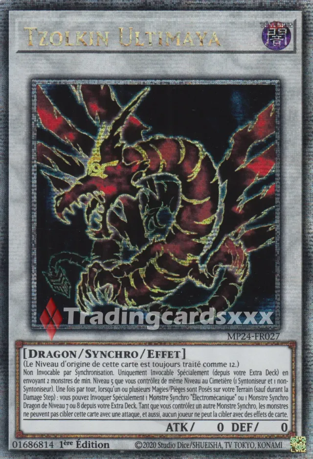 Yu-Gi-Oh! Miroirs du Duel MP24-FR027 Tzolkin carte QCSE