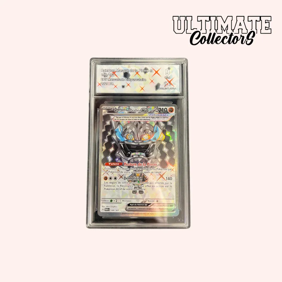 Pokémon Mascarade Crépusculaire Ogerpon EX 199/167 carte FR
