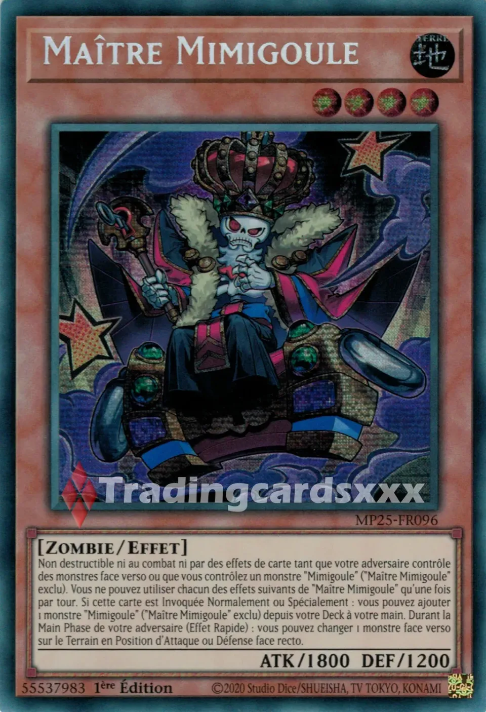 Yu-Gi-Oh! Maître Mimigoule carte 1ère édition française