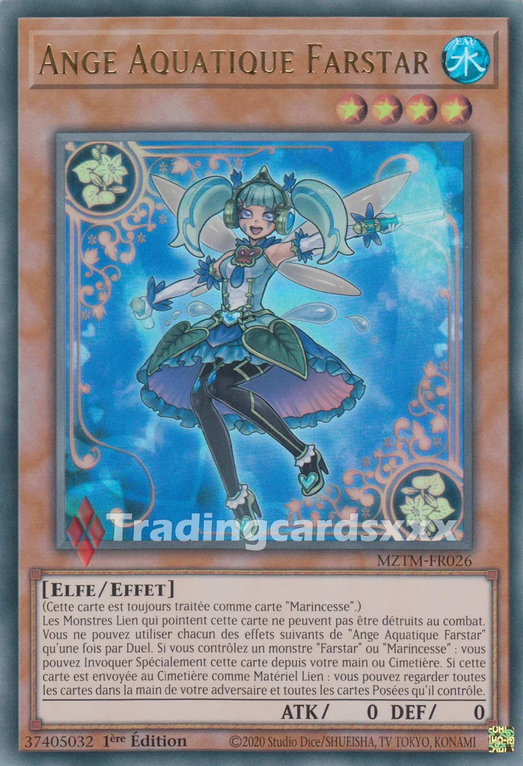 Yu-Gi-Oh! Labyrinthe Maître Ange Aquatique Farstar carte