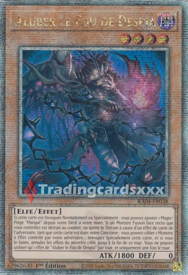 Yu-Gi-Oh! Aluber le Fou de Despia carte à l’unité QCSE RA04-FR038