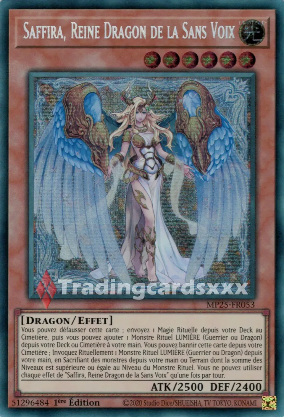 Yu-Gi-Oh! Méga-Pack 2025 Saffira Reine MP25-FR053 PSE