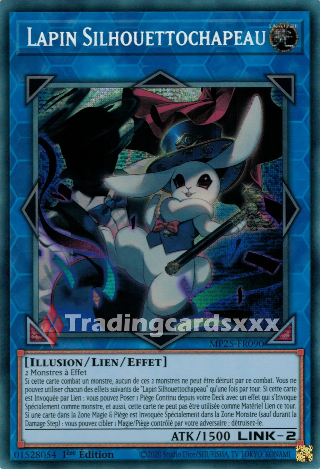 Yu-Gi-Oh! Lapin Silhouettochapeau carte