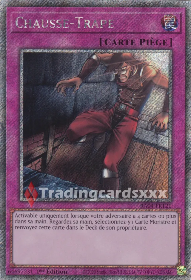 Yu-Gi-Oh! Ruée Quart Siècle Chausse-Trape RA04-FR121 carte à l’unité