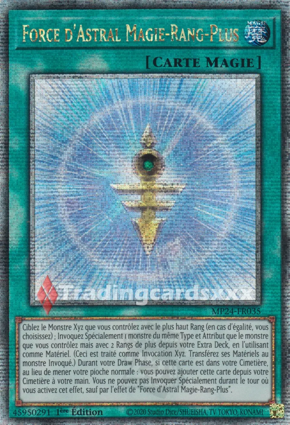Yu-Gi-Oh! Force d'Astral Magie-Rang-Plus MP24-FR035 carte QCSE à l'unité