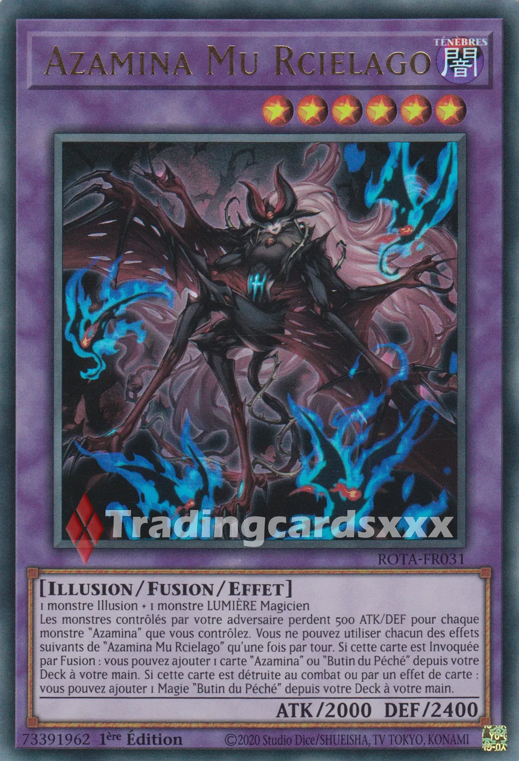 Yu-Gi-Oh! Azamina Mu Rcielago carte 1ère édition