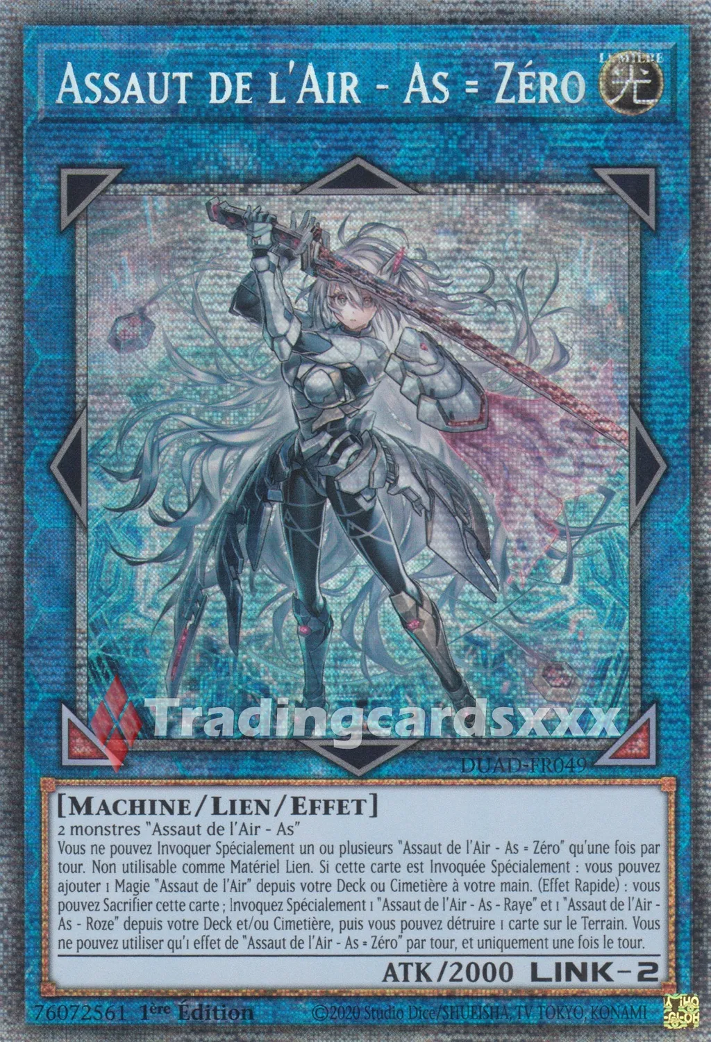 Yu-Gi-Oh! Assaut de l'Air As = Zéro carte