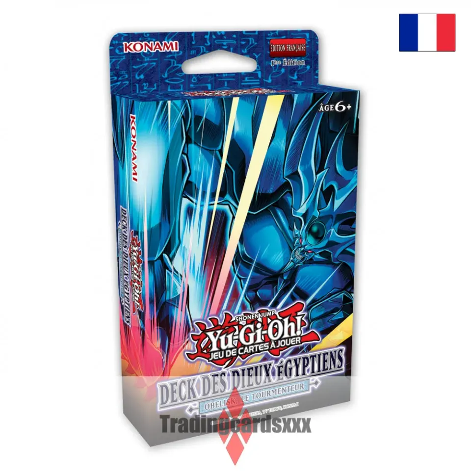 Yu-Gi-Oh! Dieux Égyptiens Obelisk deck 40 cartes français
