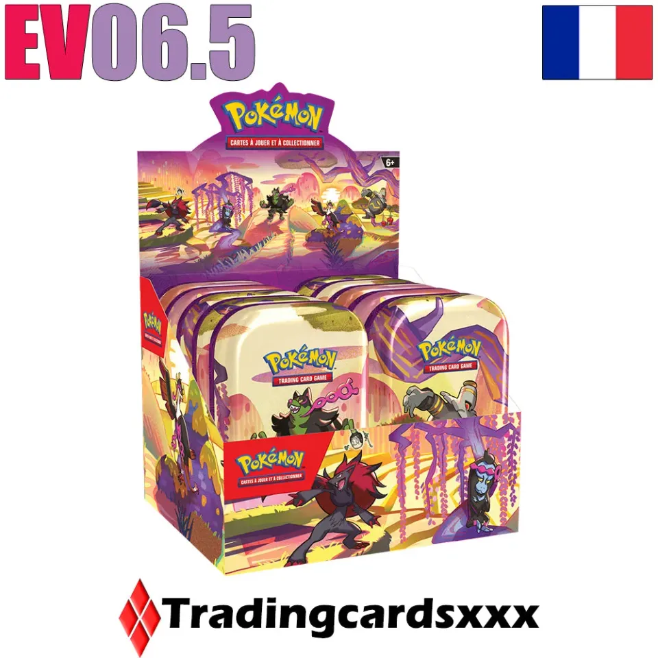 Pokémon Fable Nébuleuse EV06.5 display 10 Pokébox Mini Tins