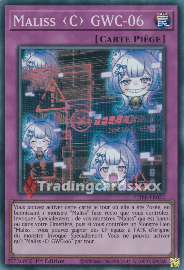 Yu-Gi-Oh! Maliss C GWC-06 carte à l'unité