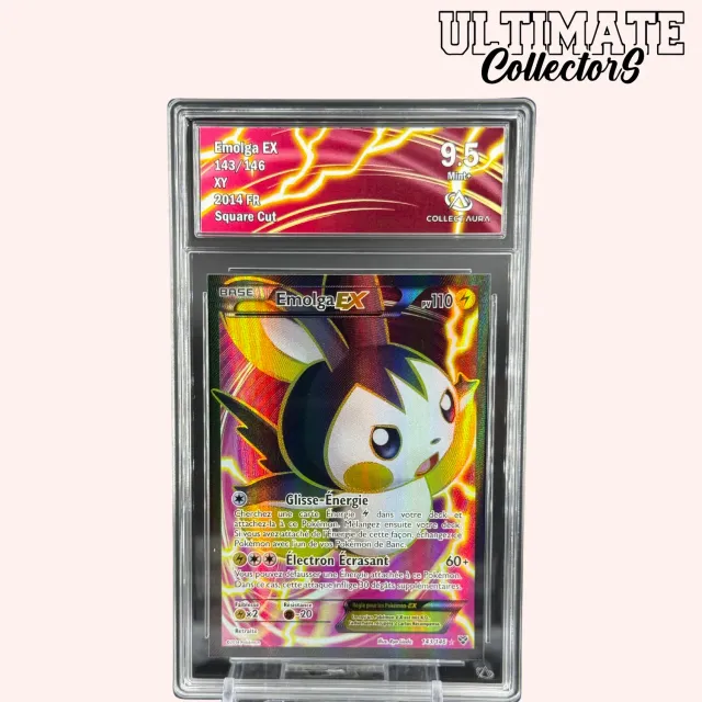 Pokémon XY Emolga ex 143/146 carte française square cut