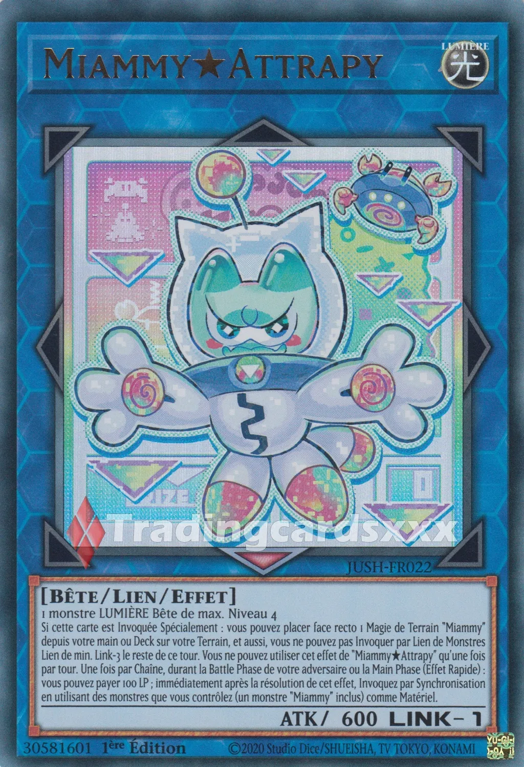 Yu-Gi-Oh! Chasseurs de Justice Miammy Attrapy JUSH-FR022 carte