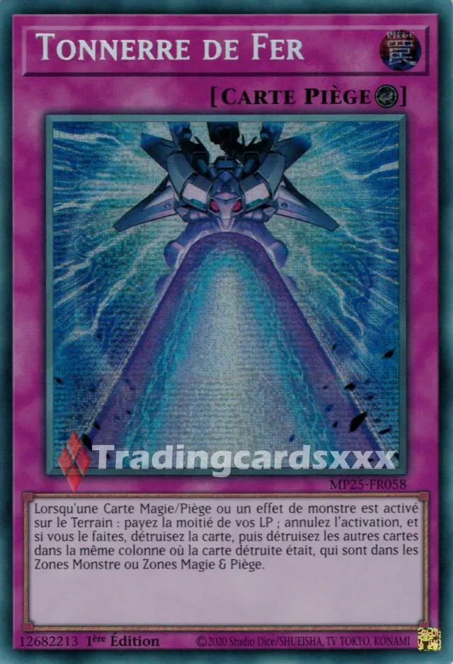 Yu-Gi-Oh! Tonnerre de Fer MP25-FR058 carte PSE