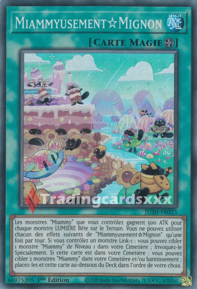 Yu-Gi-Oh! Miammyusement Mignon JUSH-FR023 carte SR
