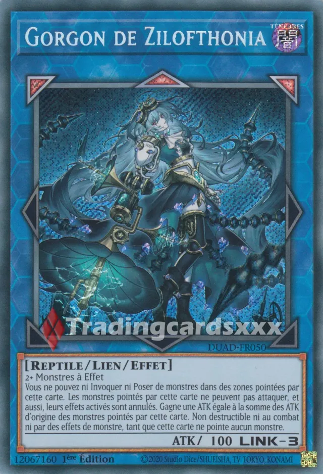Yu-Gi-Oh! Évolution du Duelliste Gorgon de Zilofthonia DUAD-FR050 carte