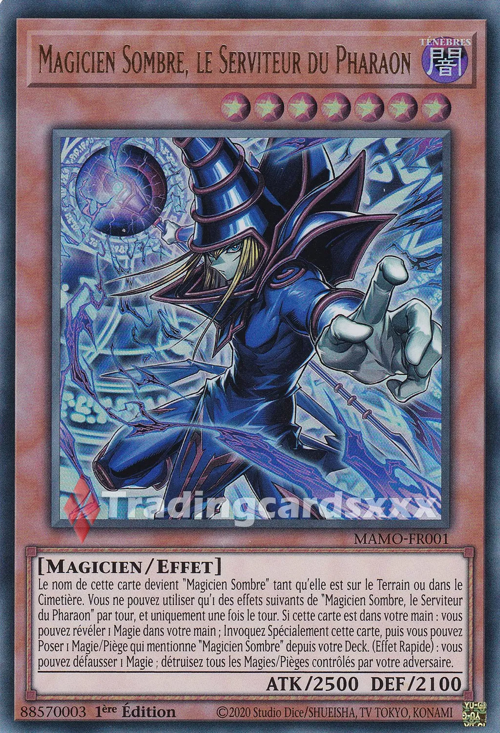 Yu-Gi-Oh! Magicien Sombre MAMO-FR001 carte 1ère édition