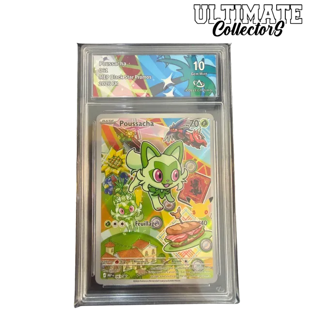 Pokémon MEP Poussacha 061/ME-P carte promo gradée française