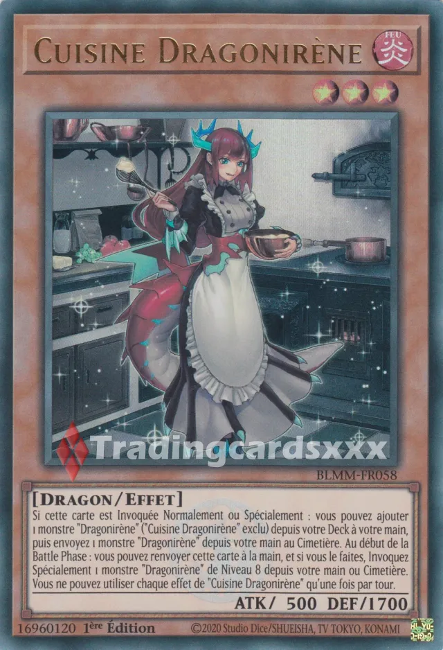 Yu-Gi-Oh! Cuisine Dragonirène BLMM-FR058 carte Ultra Rare