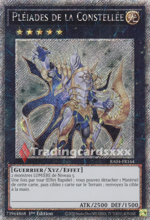 Yu-Gi-Oh! Pléiades de la Constellée carte RA04-FR164 française