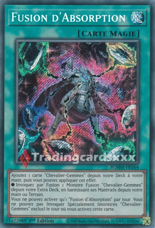 Yu-Gi-Oh! BLMM Fusion d'Absorption carte SE française