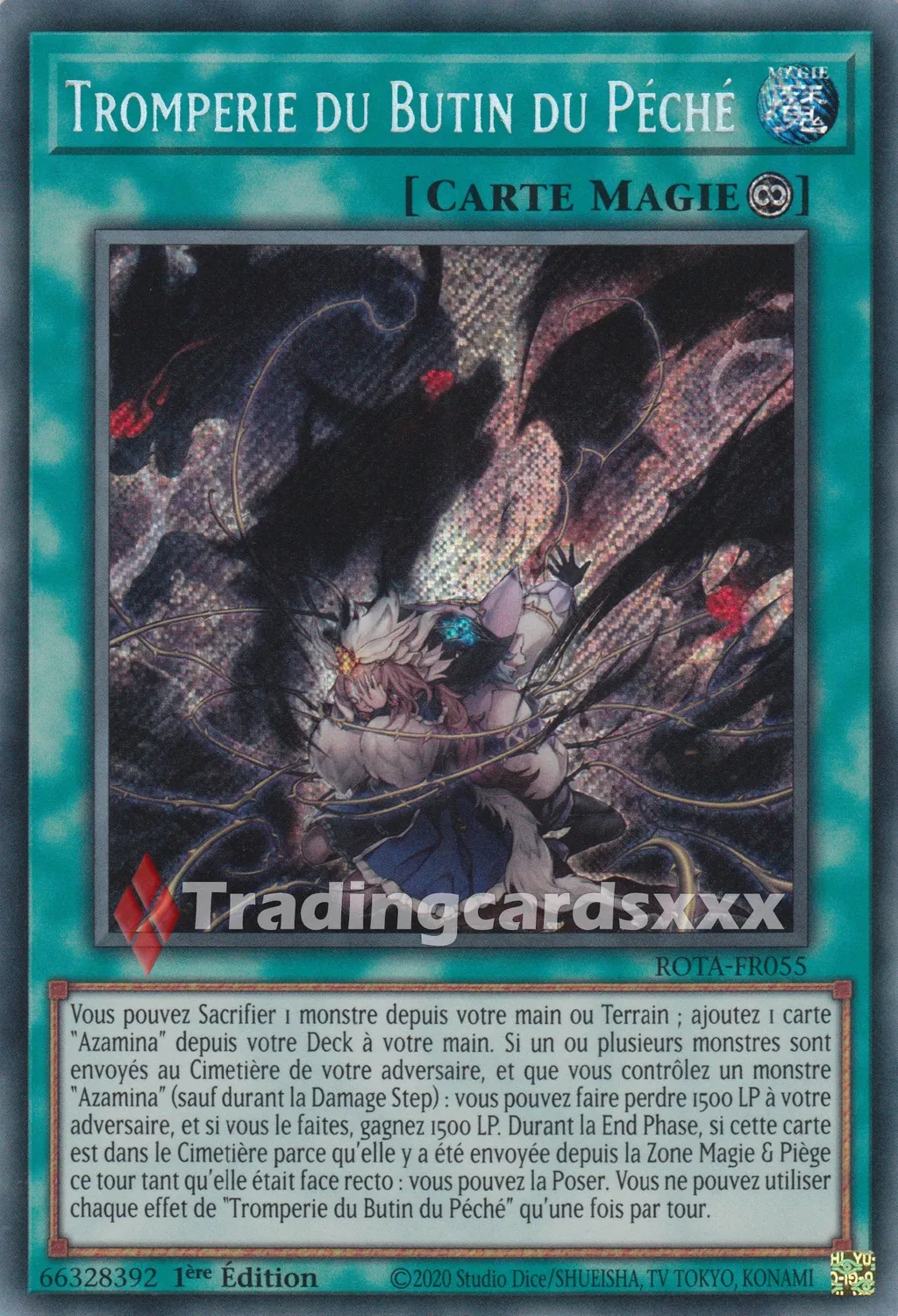 Yu-Gi-Oh! Tromperie du Butin du Péché carte à l'unité