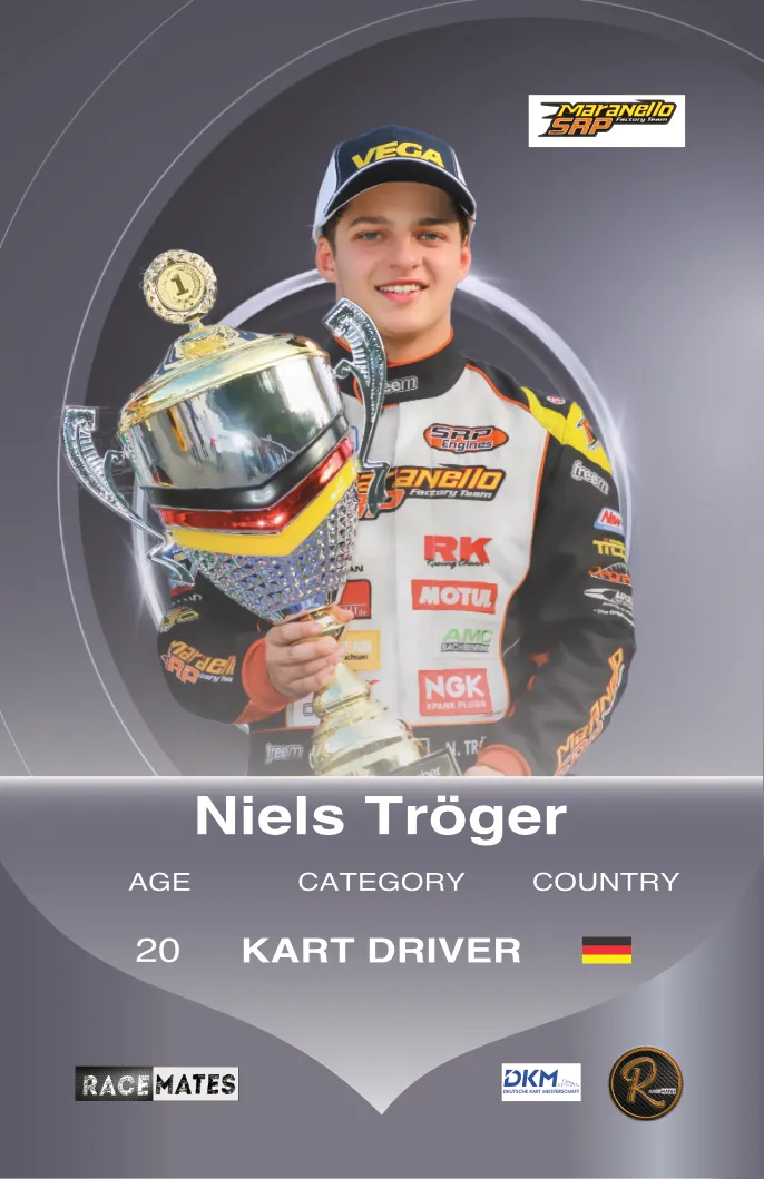 RACEMATES Niels Tröger carte à collectionner NFT
