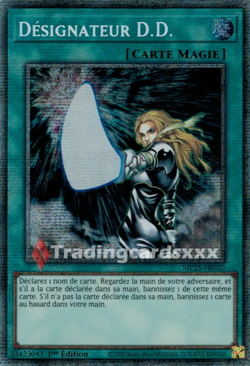 Yu-Gi-Oh! Désignateur D.D. carte Starlight Rare