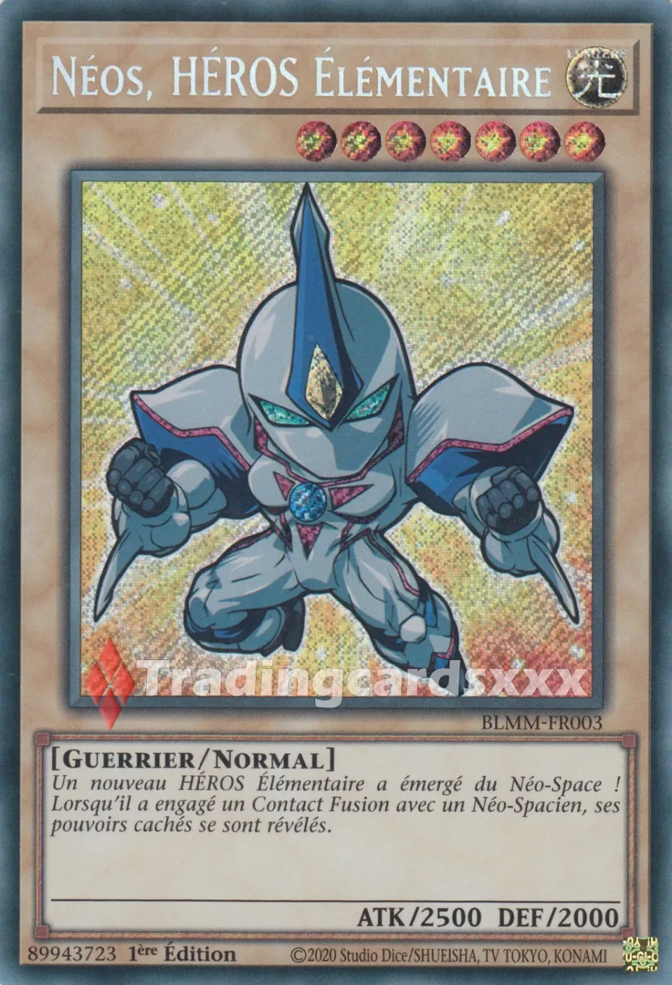 Yu-Gi-Oh! Néos, HÉROS Élémentaire carte à l’unité BLMM-FR003