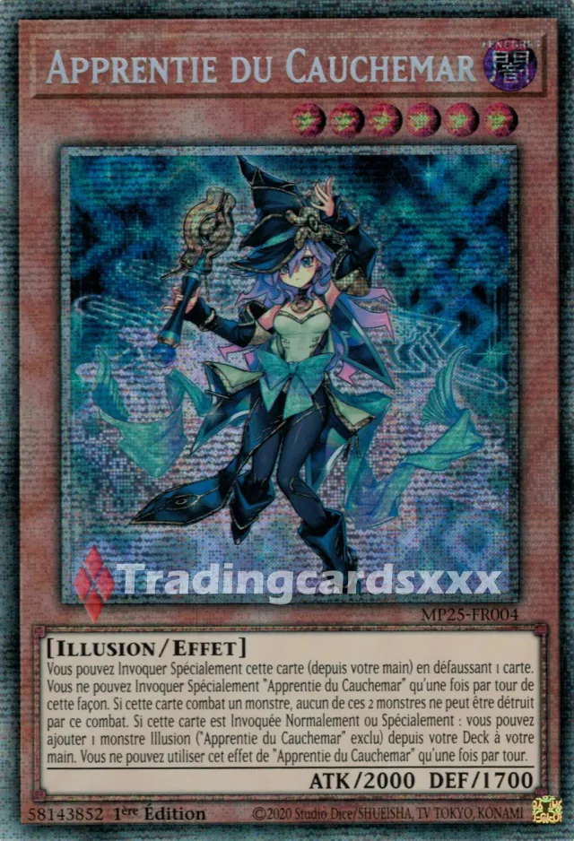 Yu-Gi-Oh! MP25 Apprentie du Cauchemar MP25-FR004 carte STAR