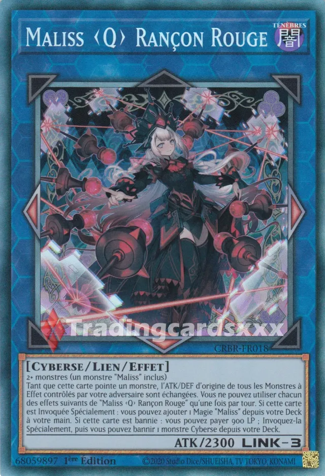 Yu-Gi-Oh! Maliss Q Rançon Rouge carte à l’unité