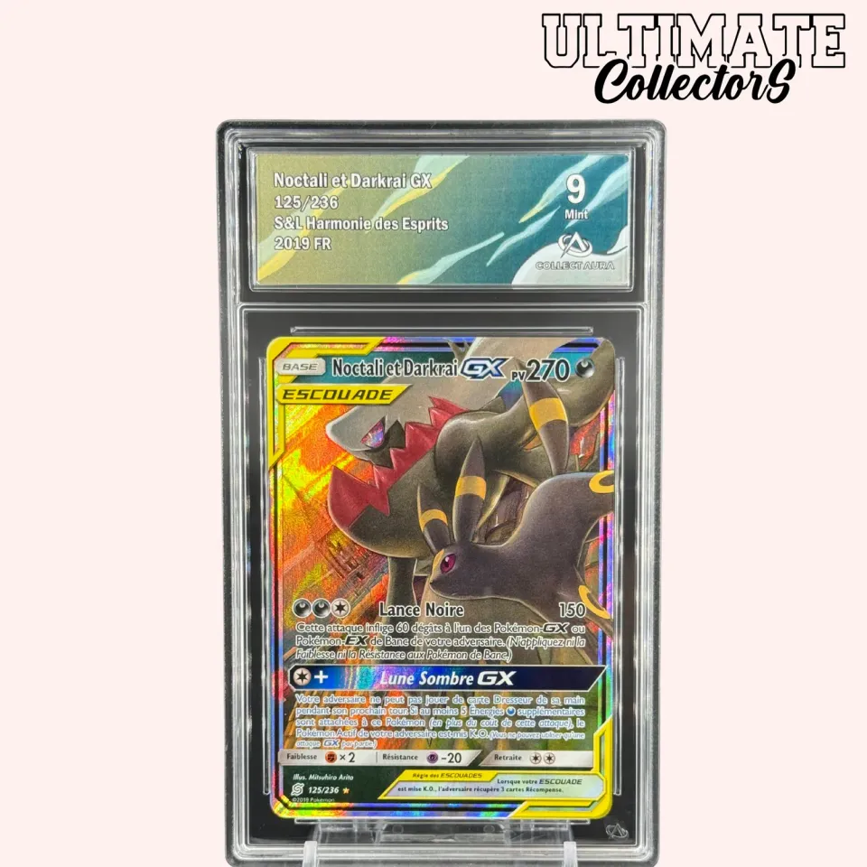 Noctali et Darkrai GX 125/236 carte française