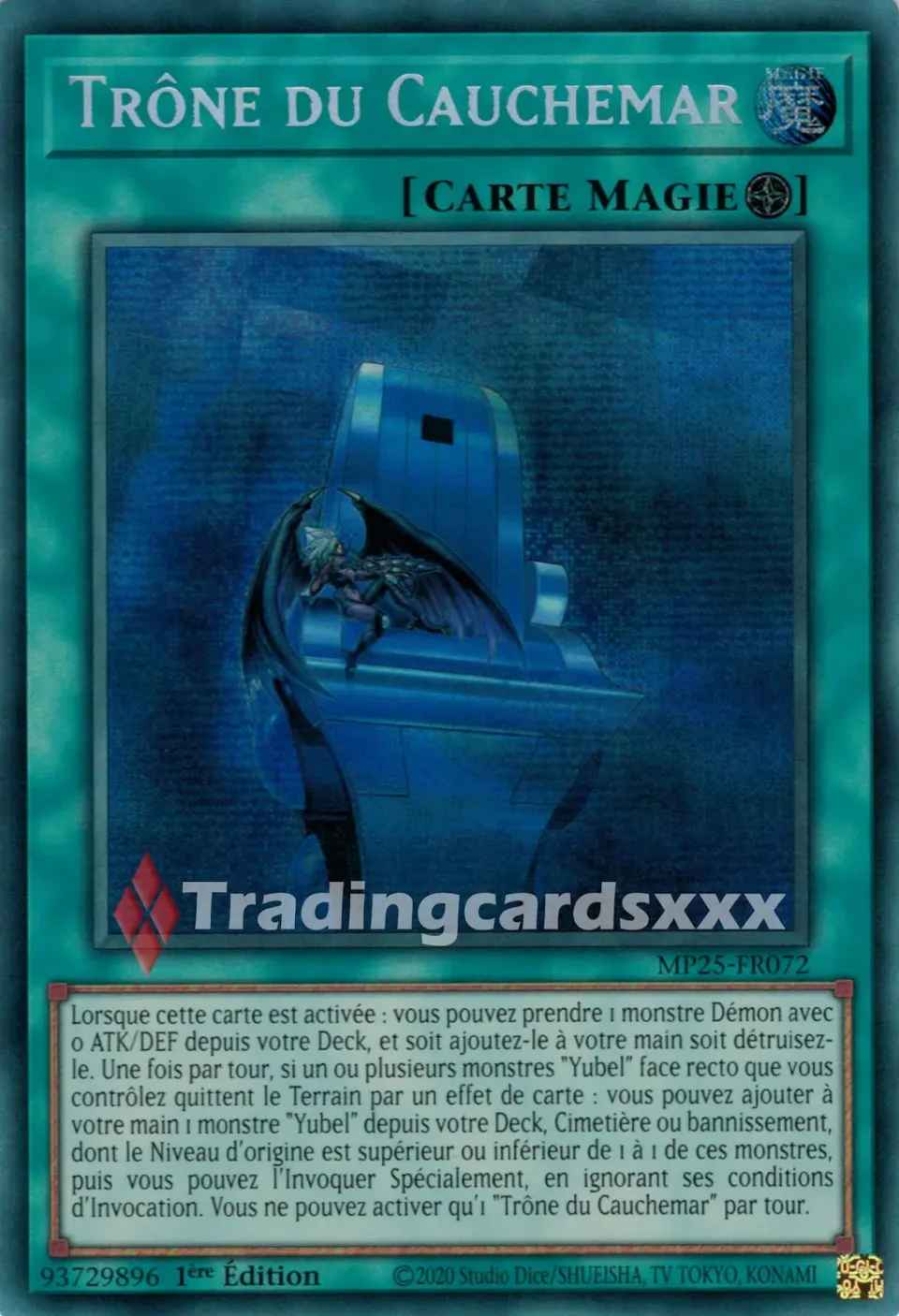Yu-Gi-Oh! 2025 Méga-Pack Trône du Cauchemar MP25-FR072 carte PSE