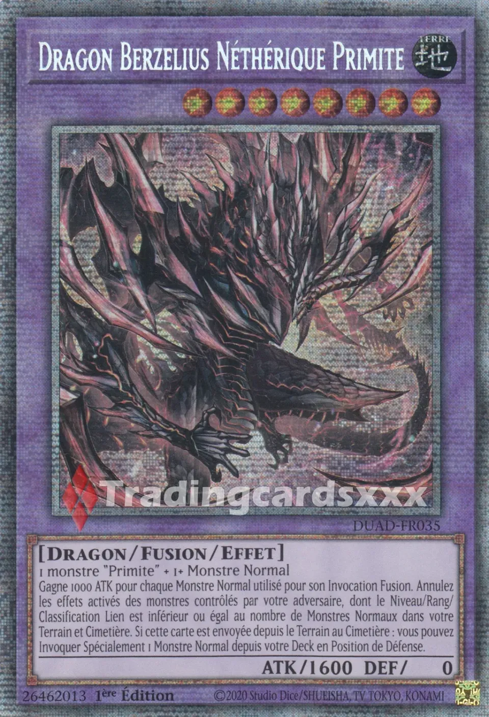 Yu-Gi-Oh! Dragon Berzelius Primite DUAD-FR035 carte