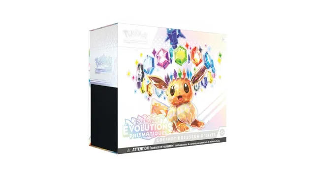 Pokémon Évolutions Prismatiques ETB EV8.5 coffret 9 boosters Évoli