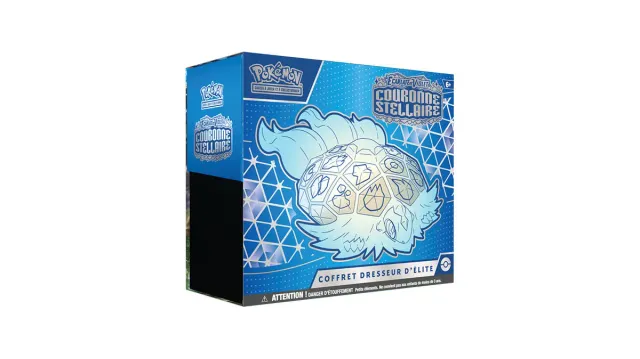 Pokemon Ecarlate Violet Couronne Stellaire EV07 coffret dresseur elite 9 boosters