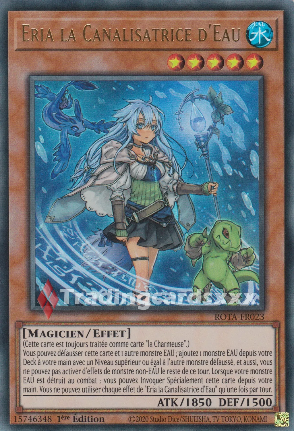 Yu-Gi-Oh! Eria Canalisatrice d'Eau ROTA-FR023 carte