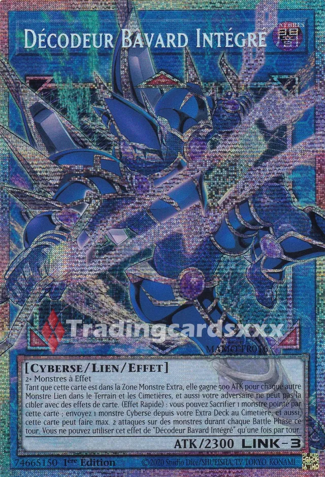 Yu-Gi-Oh! Décodeur Bavard Intégré MAMO-FR016 carte 1ère édition