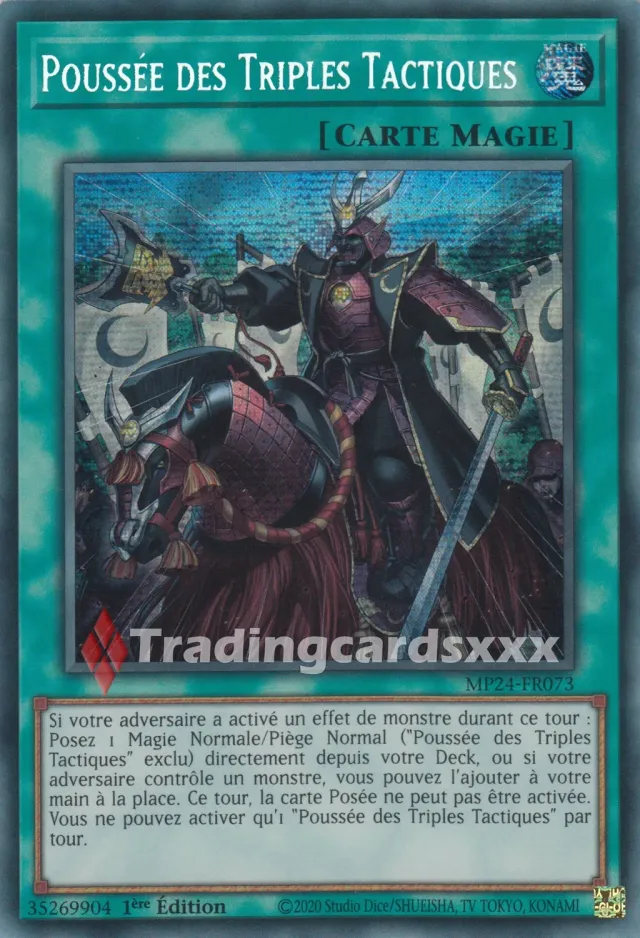 Yu-Gi-Oh! Poussée des Triples Tactiques carte PSE MP24-FR073