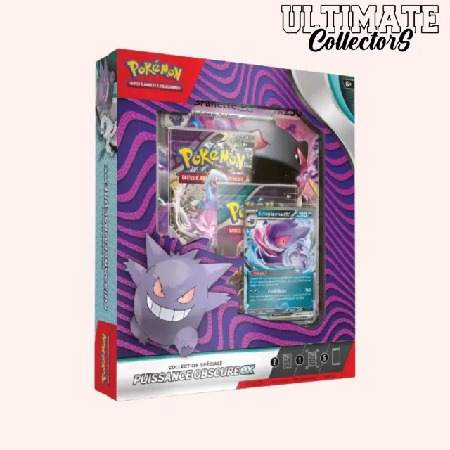 Pokémon Puissance Obscure ex collection 5 boosters FR