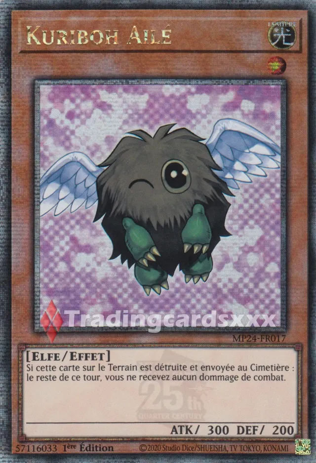 Yu-Gi-Oh! Kuriboh Ailé carte à l’unité QCSE MP24-FR017 française