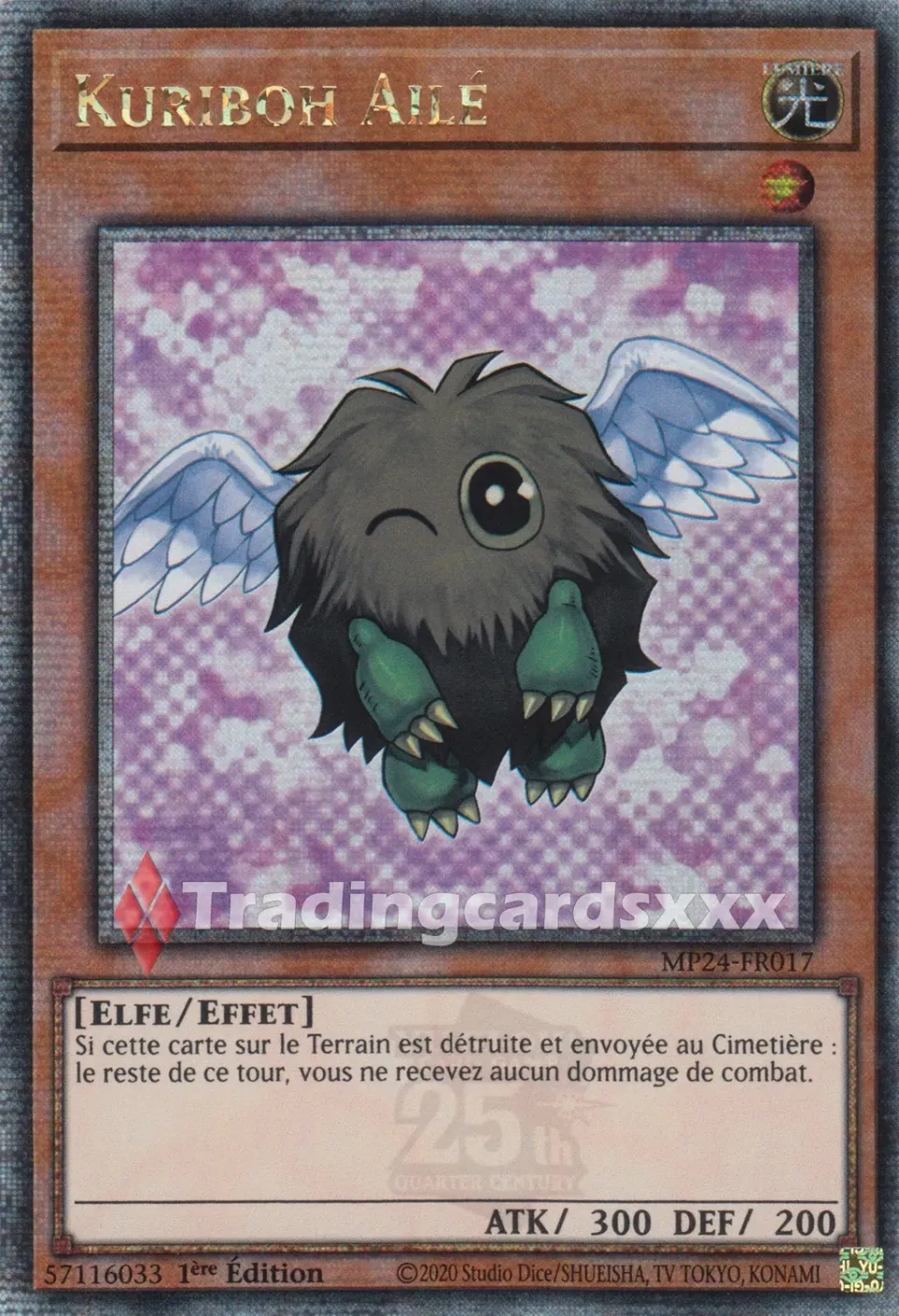 Yu-Gi-Oh! Kuriboh Ailé carte à l’unité QCSE MP24-FR017 française
