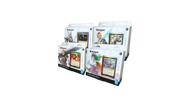 Magic Final Fantasy Decks Commander Collector Bundle 4 Decks Anglais