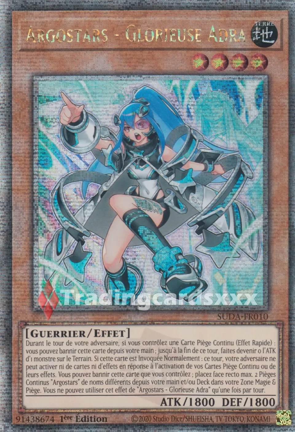 Yu-Gi-Oh! Argostars Glorieuse Adra carte