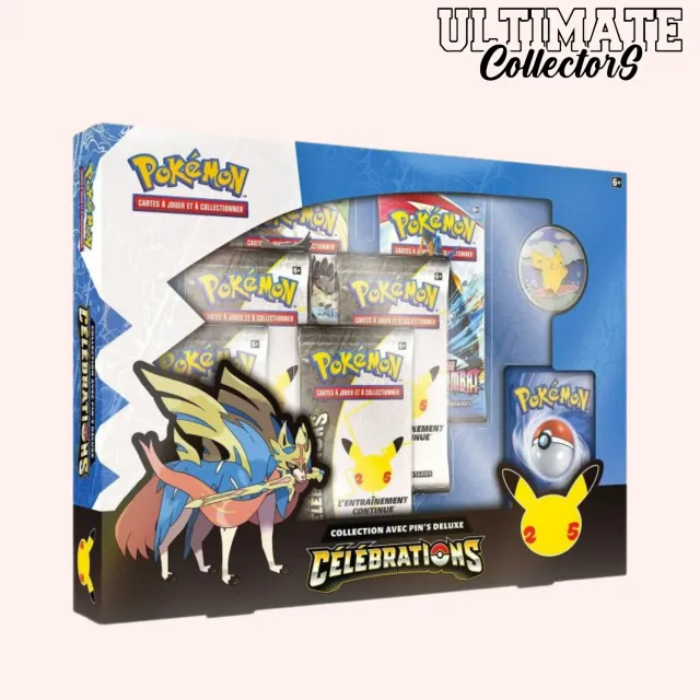 Pokémon Célébrations Coffret Zacian 25 Ans Français Scellé
