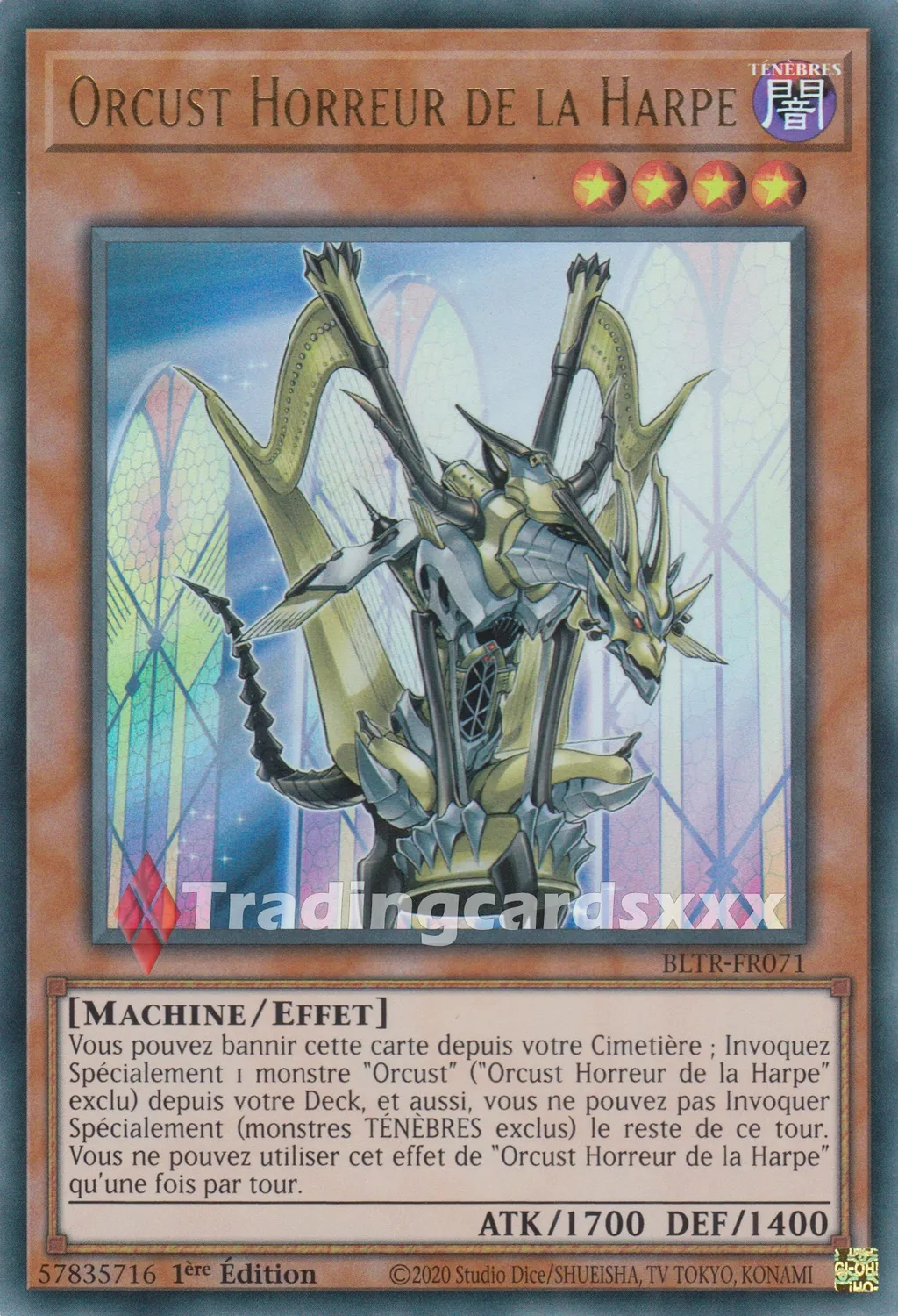 Yu-Gi-Oh! Orcust Horreur de la Harpe carte à l'unité