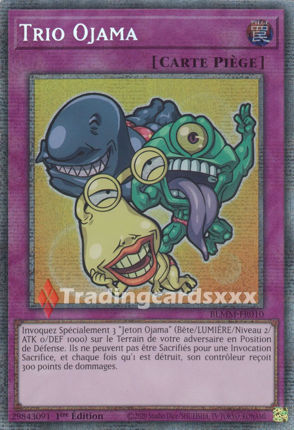 Yu-Gi-Oh! Trio Ojama carte