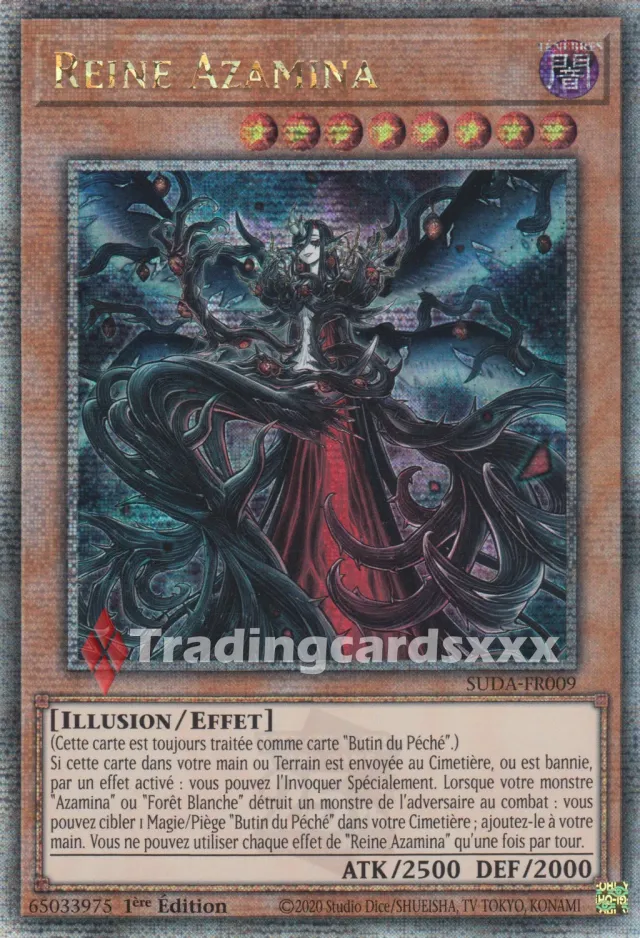 Yu-Gi-Oh! Reine Azamina SUDA-FR009 Carte à l'unité