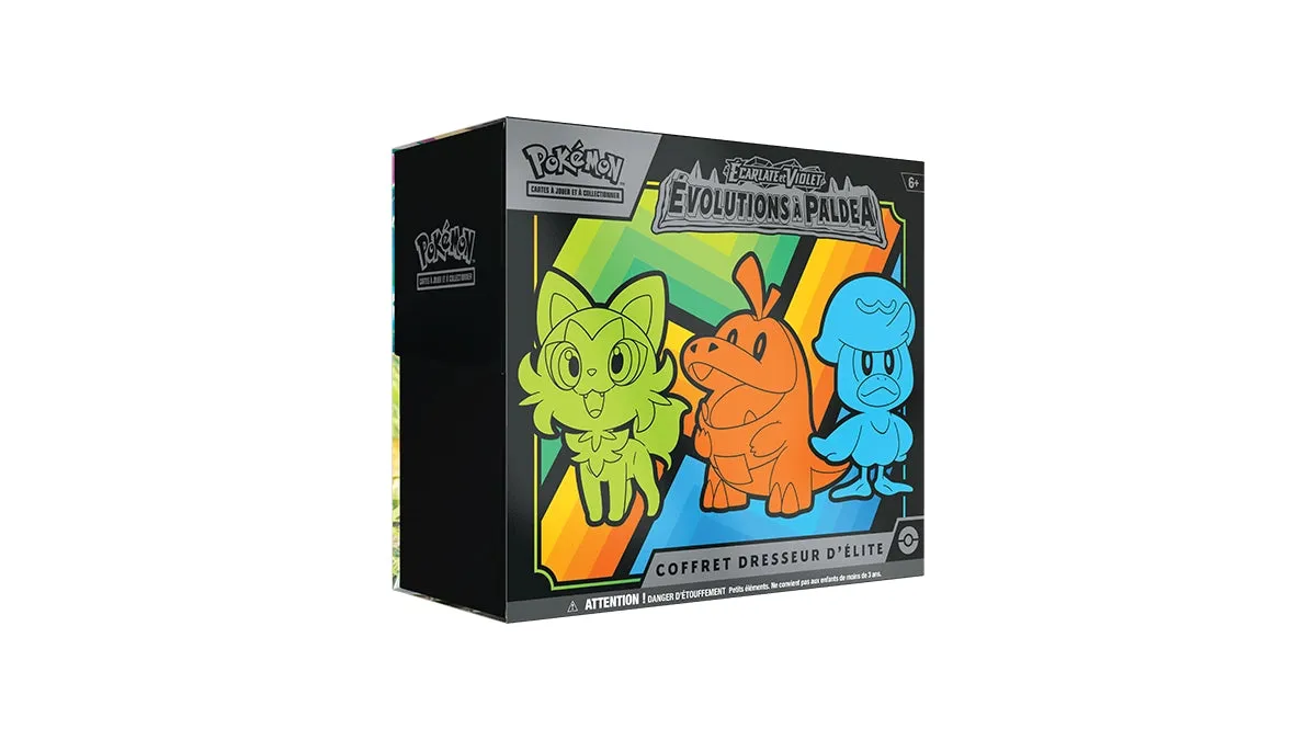 Pokémon EV02 Évolutions à Paldea Coffret ETB 9 Boosters FR